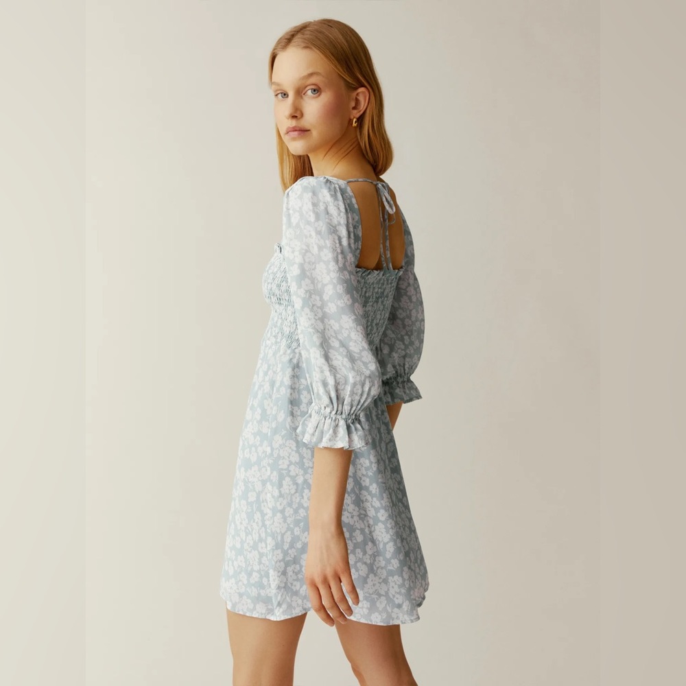 (NWT) Reformation - Zaria Mini Dress - Sofie Floral - L - Picture 4 of 10